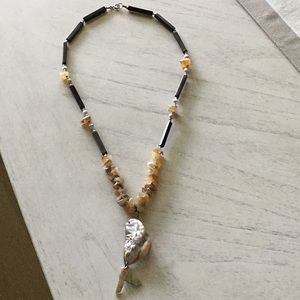 Shell necklace.
